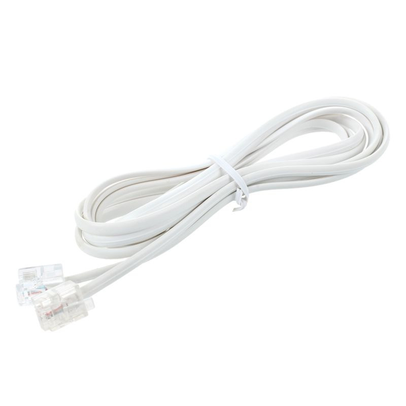 Индивидуальные 6 pin 2 ядра rj11 телефонный кабель 6p2c Разъем прямой