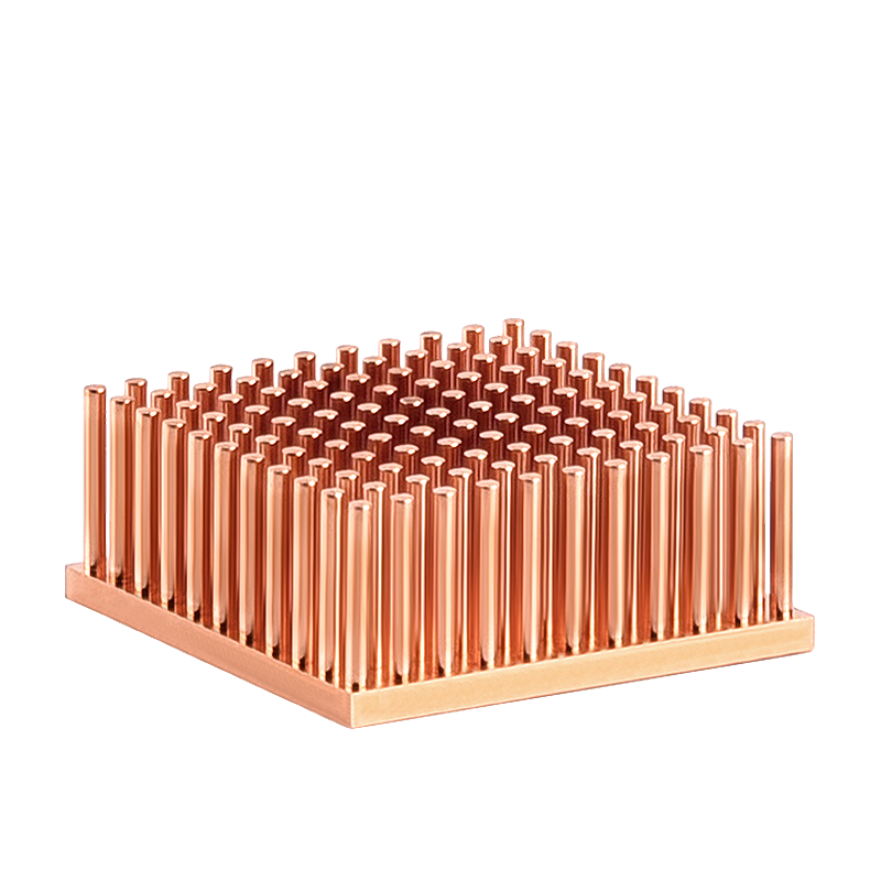 Custom Copper Pin Fin Heatsink Copper,Diameter 38mm And Height 38mmCopper Small Heat Sink,Pin Fin Copper Heat Sink
