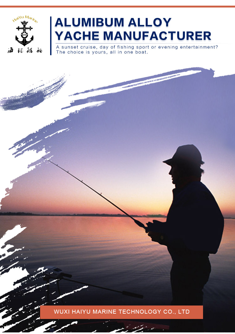 5.5m/19ft Aluminum alloy water party pontoon boat with bimini and sofa