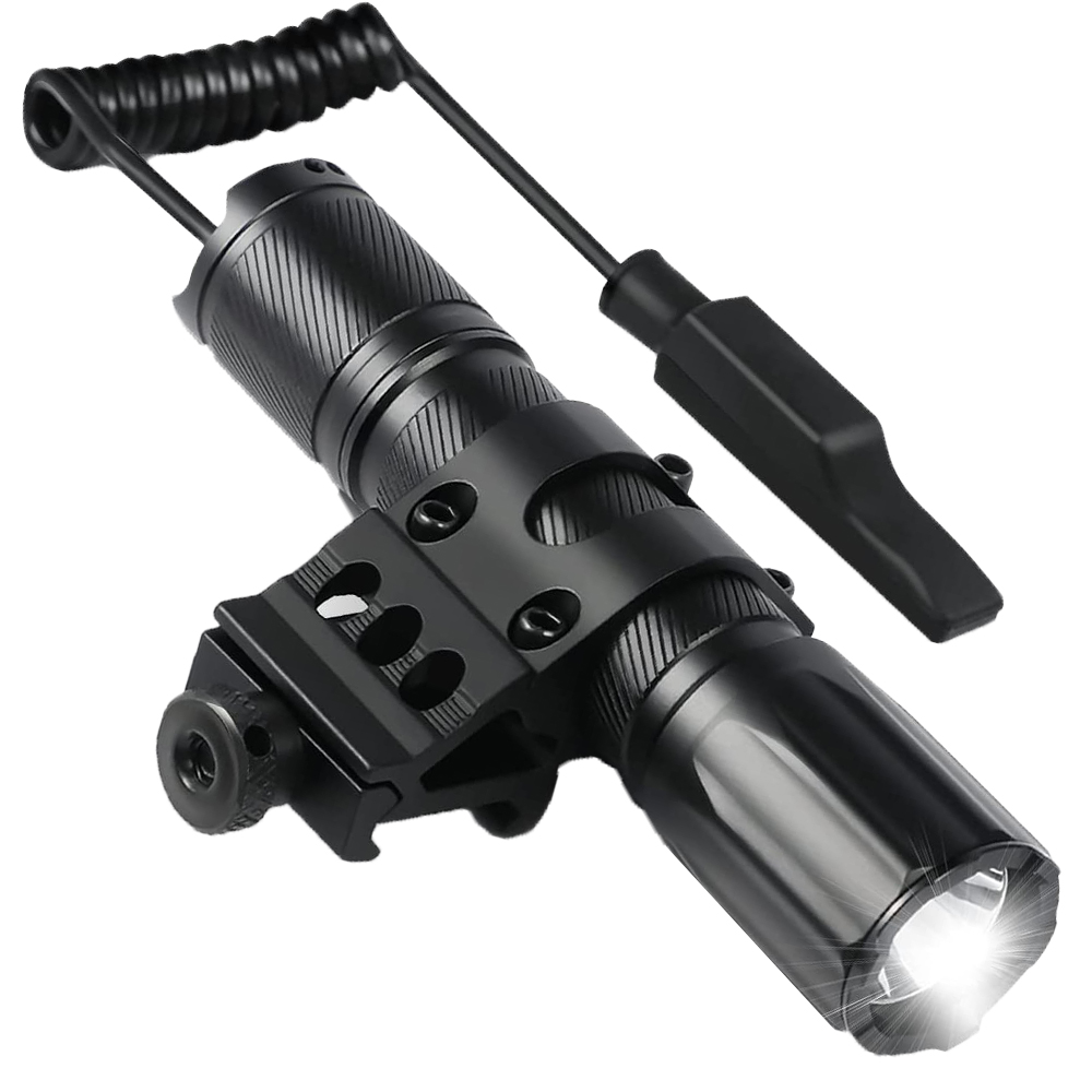 ZOOMFIRE Waterproof LED Torch Light 1000 High Lumen Tactical Flashlight Aluminum LED Searching Light With Pressure Switch X1