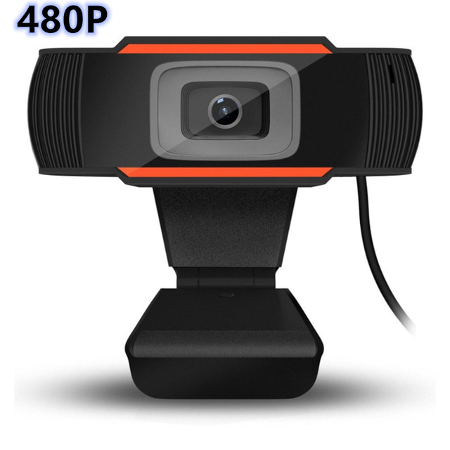 HD веб-камера 480P USB камера вращающаяся веб-камера для видеозаписи с микрофоном