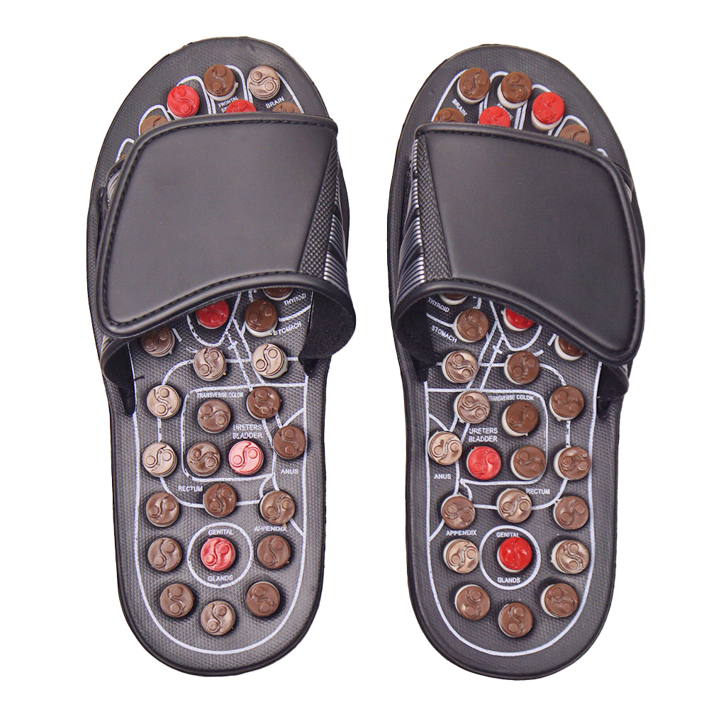 Acupressure Foot Massager Acupoint Stimulation Massage Slippers Shoes Reflexology Sandals