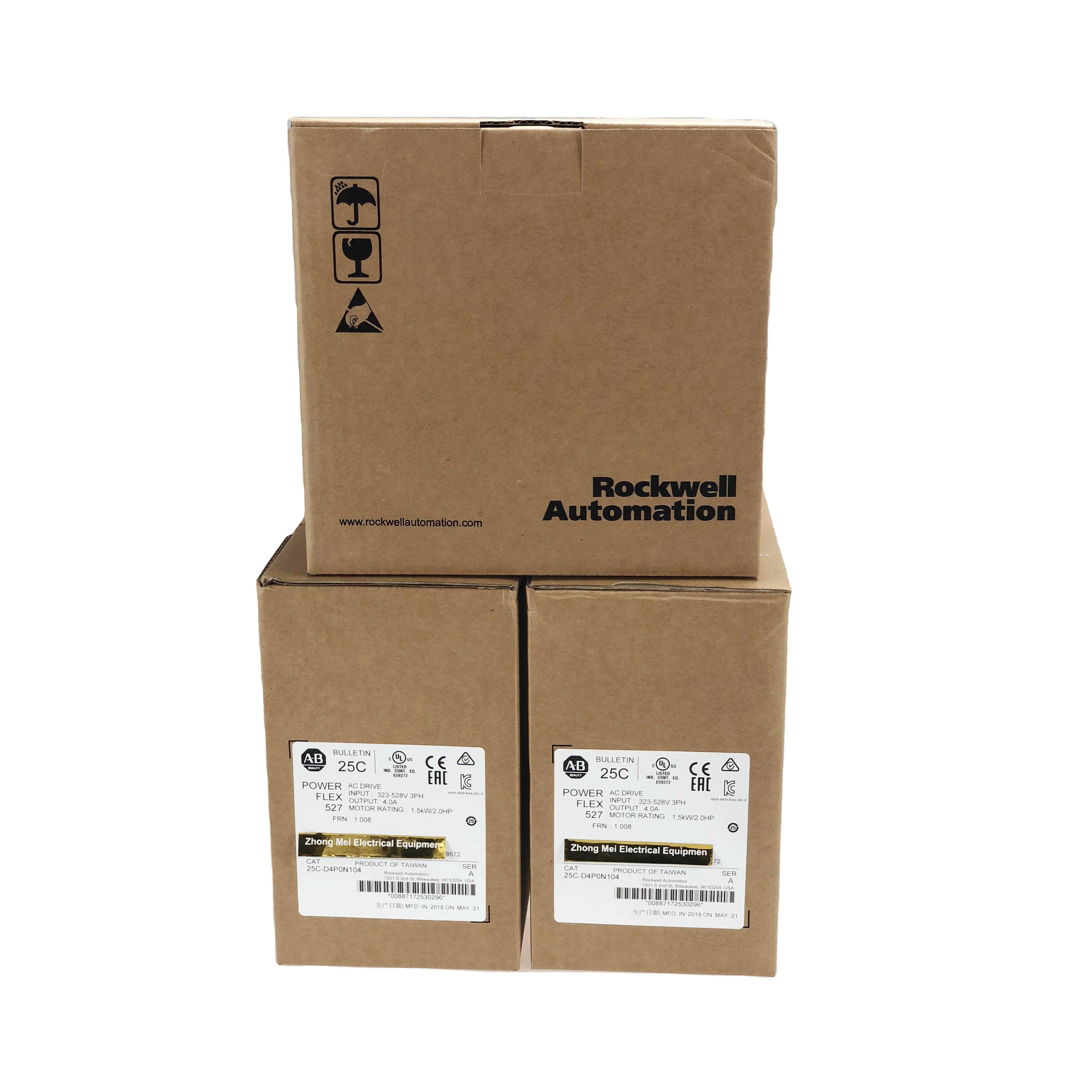 Good Manufacture Allen Bradley Frequency Converter PowerFlex 527 25C-D4P0N104 AC Drive in hot sale