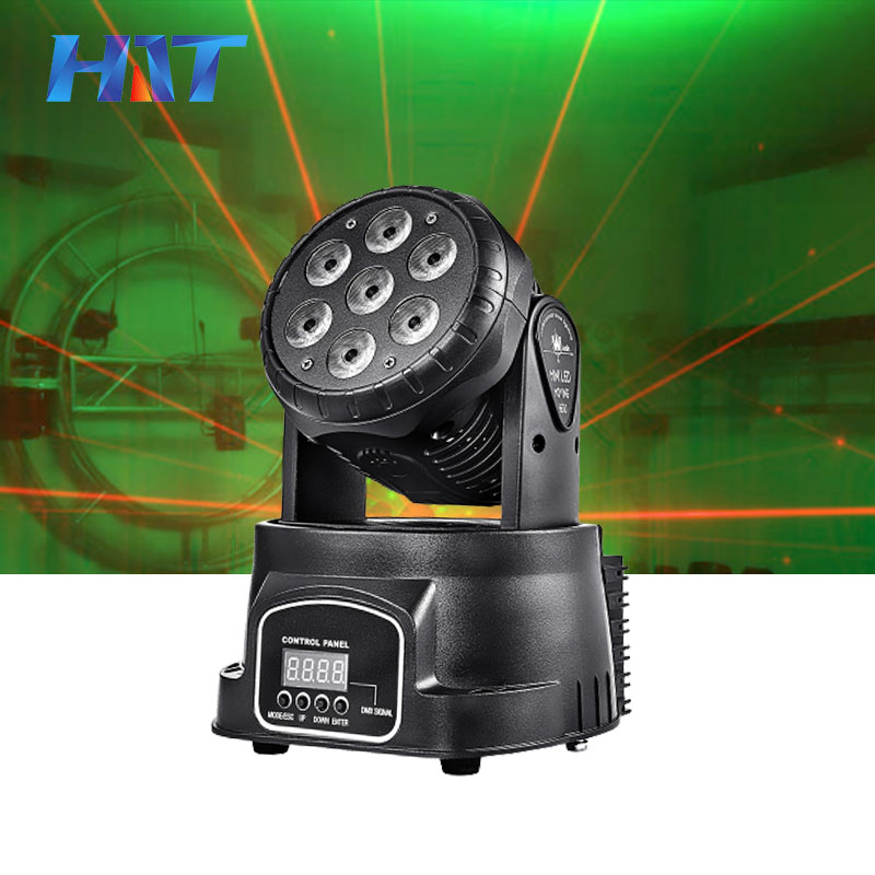 Китай, Лидер продаж, сценический прожектор DMX 512 7*10 Вт