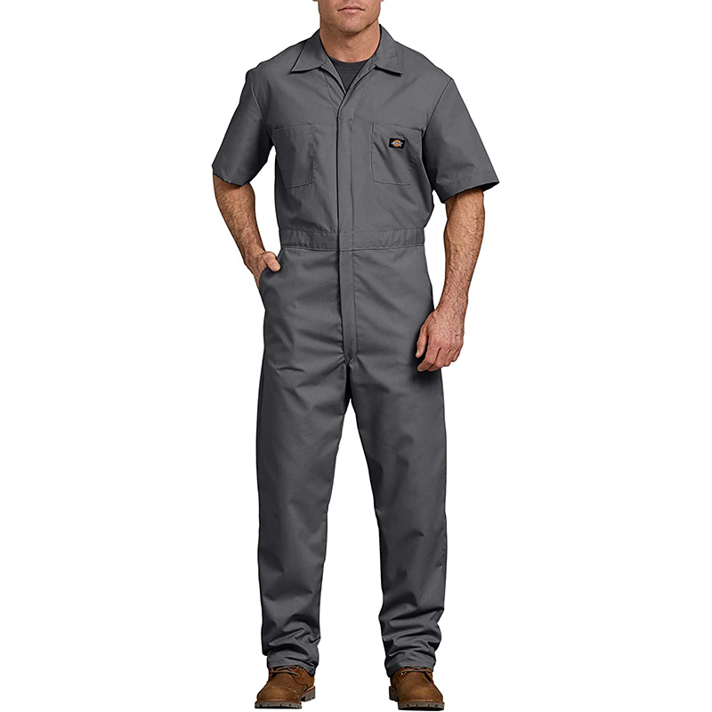 Oem Service Industrial worker men black auto store repair car wash work uniform workwear coverall