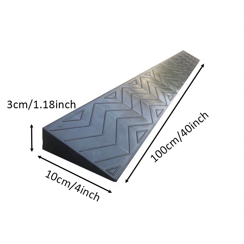3cm Height Lightweight Portable Curb Ramp Anti-Pressure Plastic Kerb Ramp