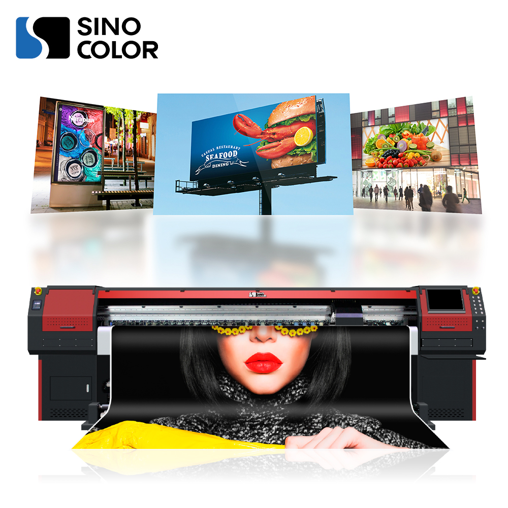 SinoColor 3,2 метров наружная Konica Minolta 4/8 головок цифровой баннер растворитель печатная машина KM-512i с большим форматом