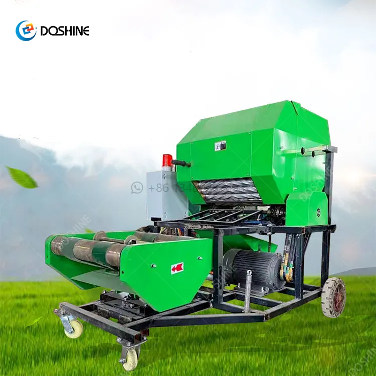 Diesel engine silage baler machine/ corn silage hay baler price/silage bale wrapping machine for sale