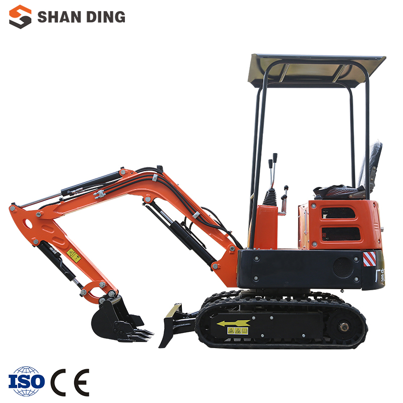 Китай Shanding SD12D Новый мини-экскаватор гидравлический мини гусеничный дизельный тип синий маленький экскаватор 1 тонна Цена на продажу