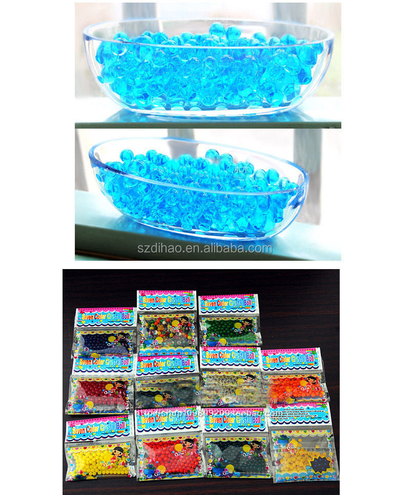 New crystal soil water beads for lucky bamboo/pearl shape crystal soil/crystal mud soil water beads