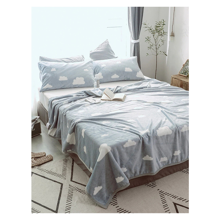 Oem Custom 100% Polyester Printed Coral Flannel Fabric For Bath Towel