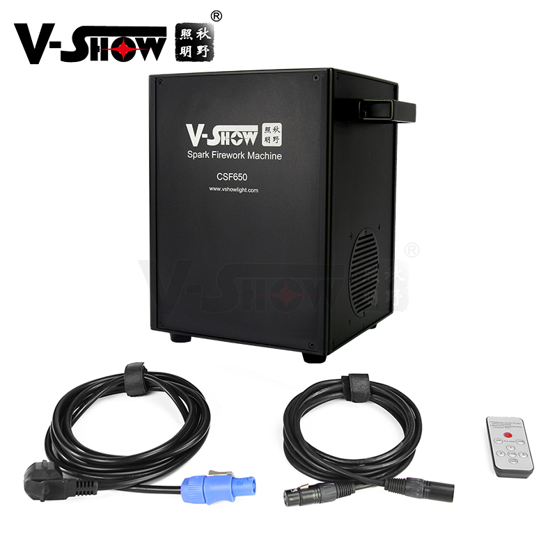 Доставка от евро 2 шт с футляром 650W Мини холодная Искра фонтанная машина для внутреннего и наружного использования