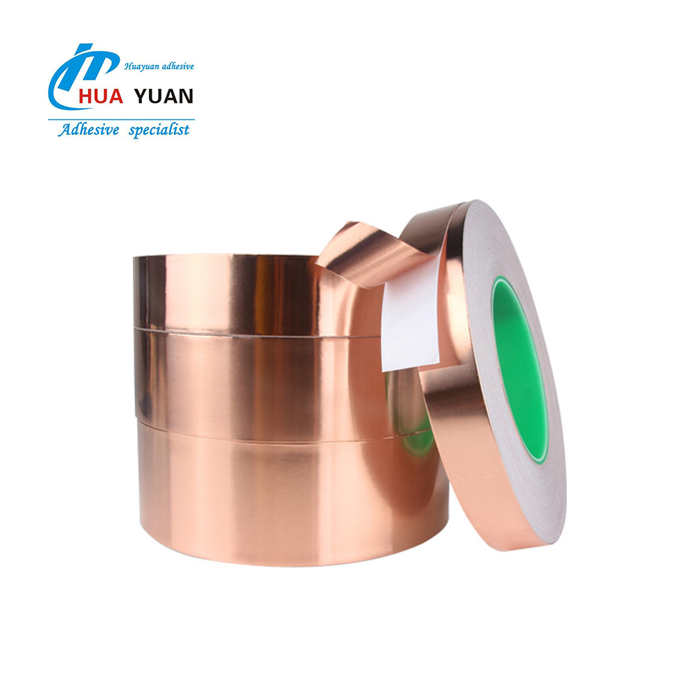 Best Sales Copper Adhesive Shielding Tape Gold Foil Conductive Sales Copper Foil Tape for Stained Glass 25mm Copper Tape