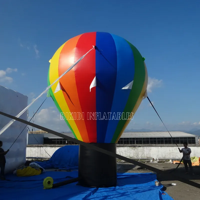 Гигантский на крыше надувной мяч производитель, реклама надувной воздушный шар для события K2099-1