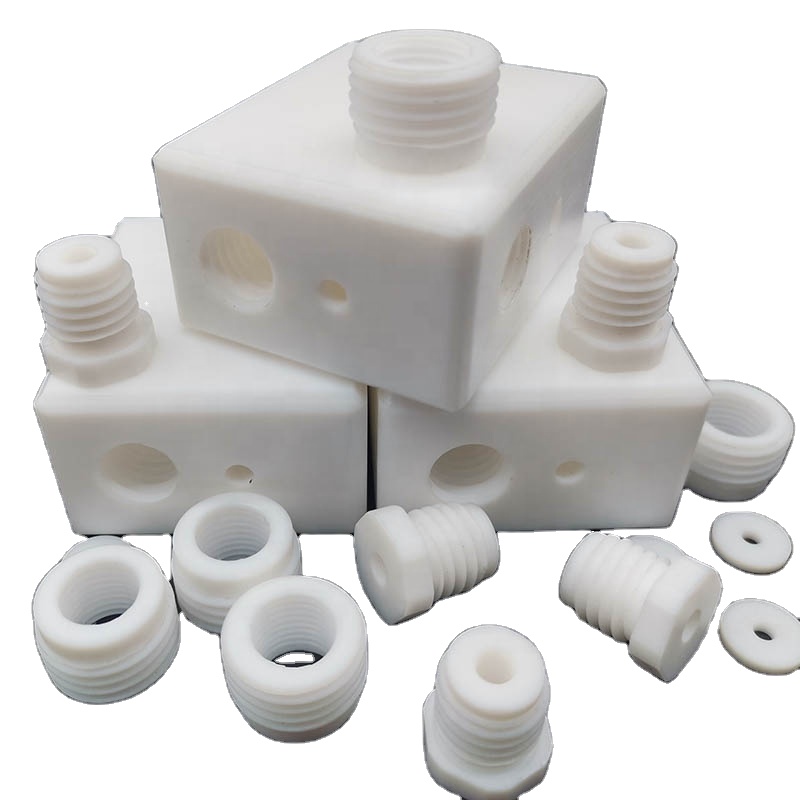 OEM изготовленный на заказ CNC подвергая механической обработке пластика PTFE запасные части