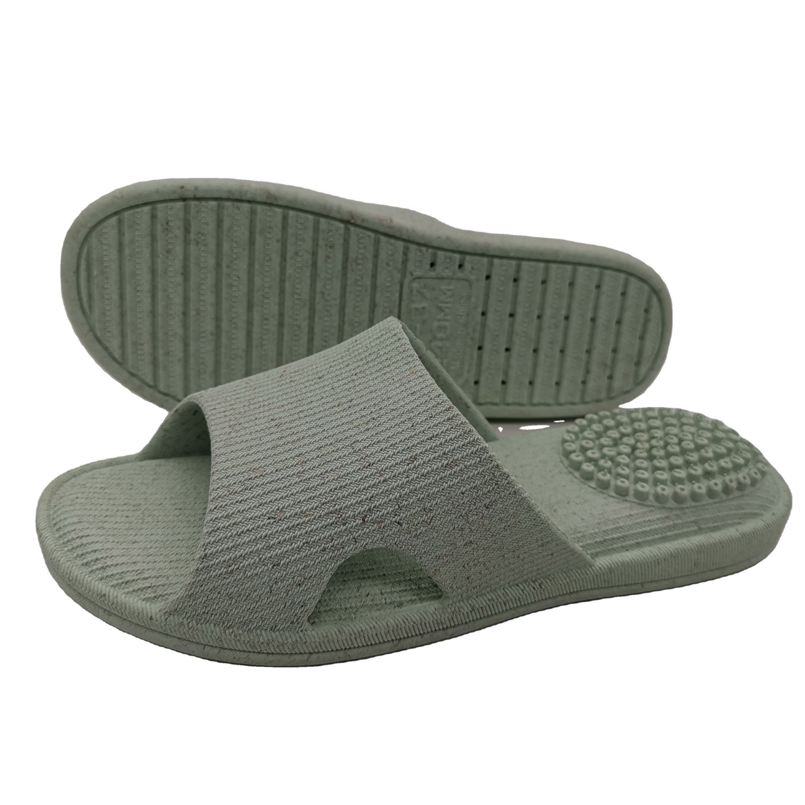 GRS Wholesale comfy indoor healthcare massage slippers women's slide sandal