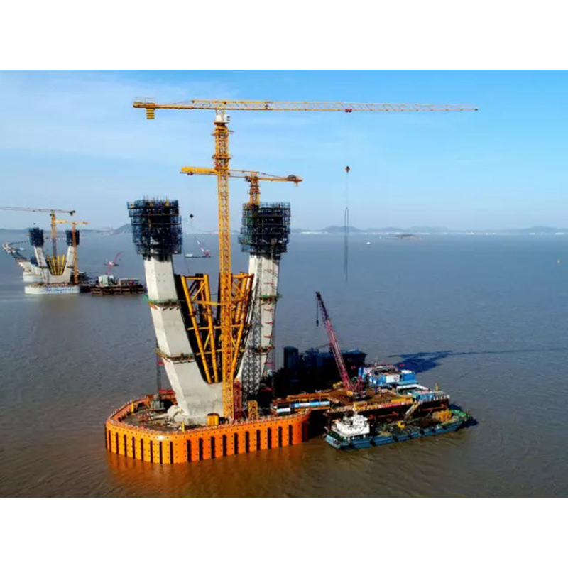 Ce Approval Tower Crane XGA6013-8 8 ton 60m tower crane QTZ100 topkit hydraulic tower crane