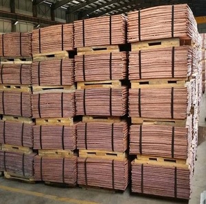 high quality 99.9%-99.99% copper cathode plate custom copper cathode sheet