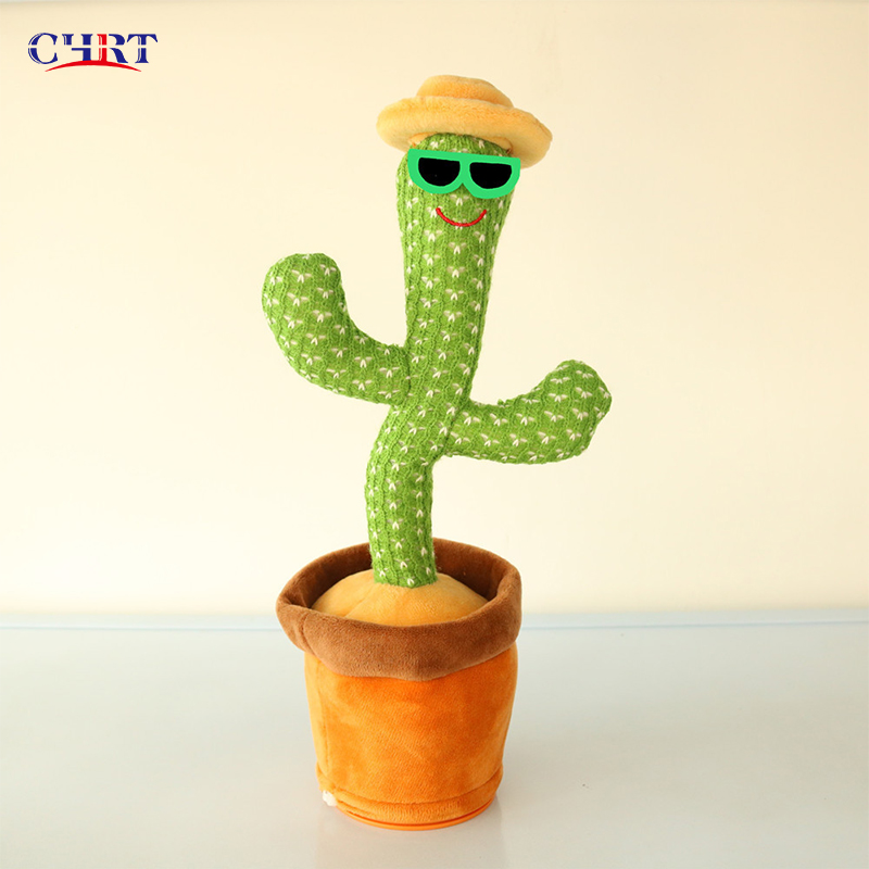 CHRT Amazon Hot Sell Furry Amusing Cactus Toy Dancing Cactus Toy Dancing Cactus Plush Toy for Kids