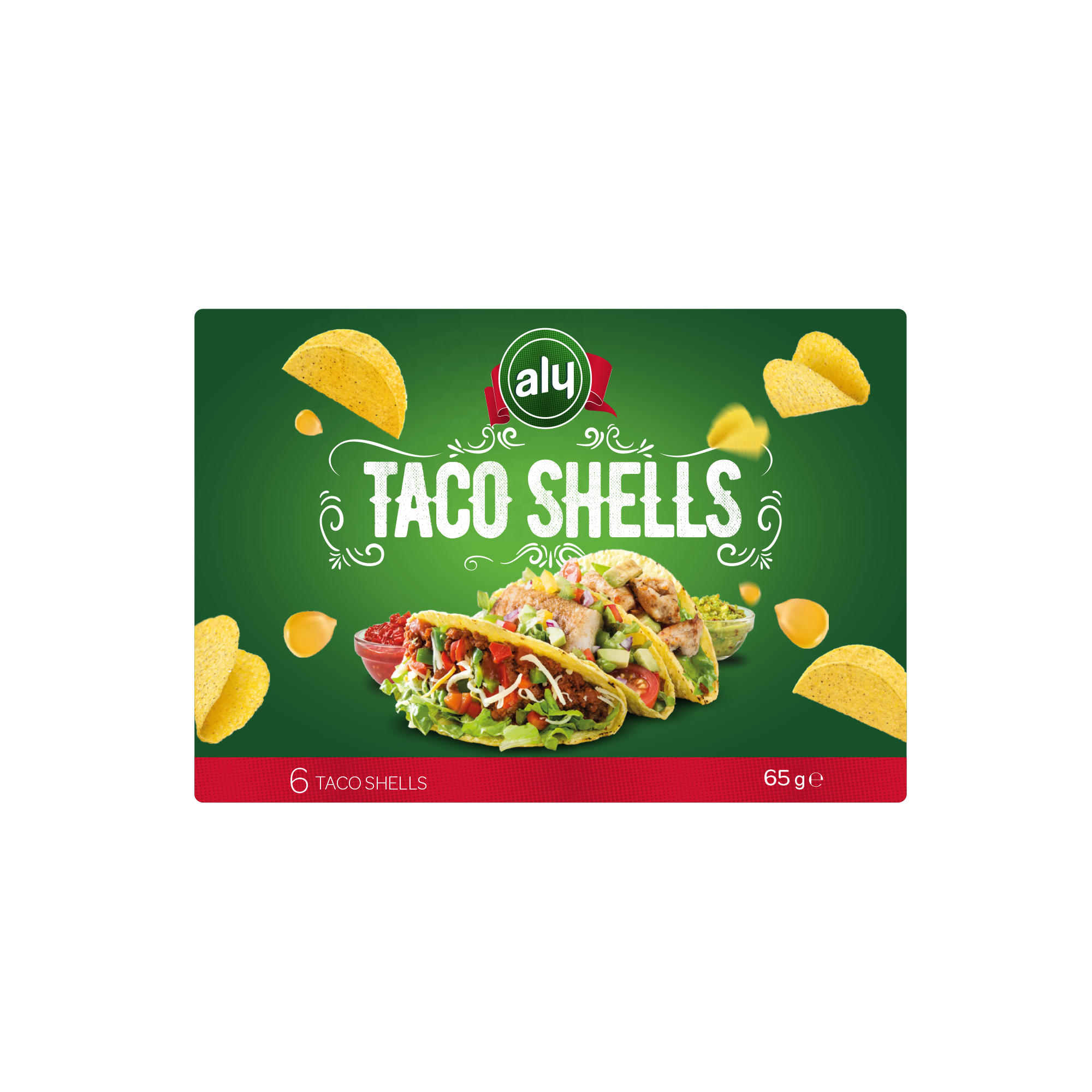 Чехлы Taco 6 шт., оригинальная брендовая коробка Aly 65gr (20 упаковок в одной коробке)