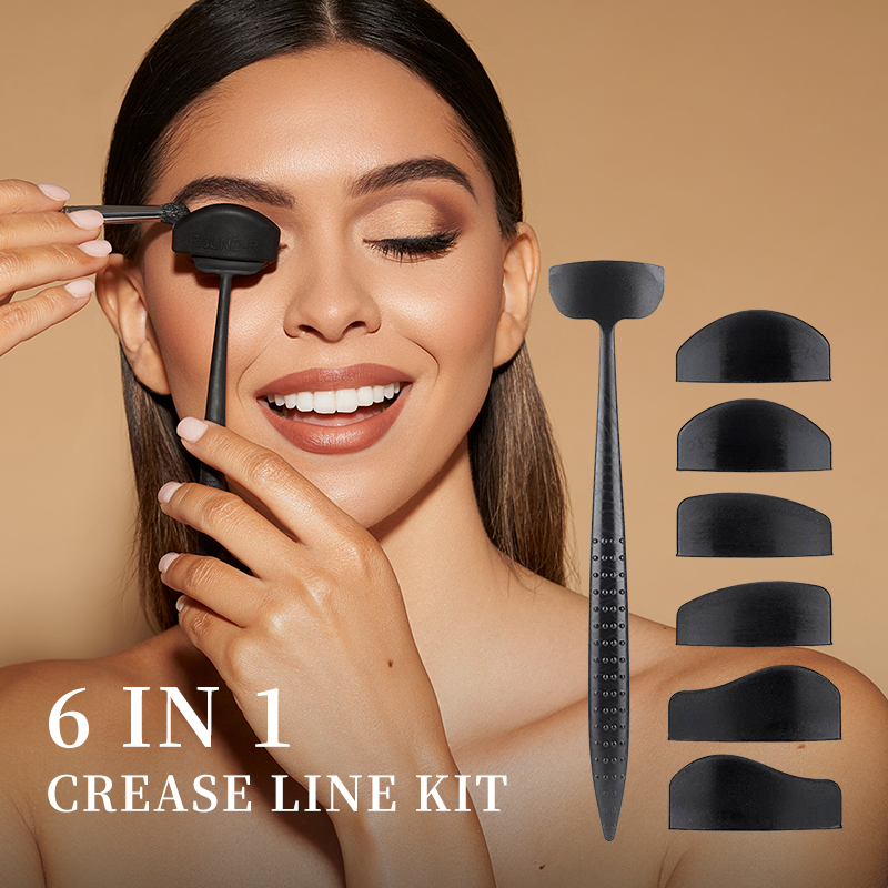 ARTMISS Eye Shadow Applicator Silicone Eyeshadow Stamp Crease Tools for Women Girls Eyes Makeup Eyeshadow Stamp Kit