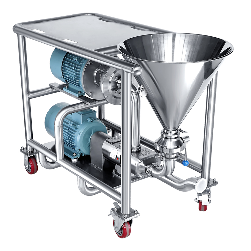 DONJOY sanitary food grade high shear mixer powder liquid mix food transfer pump hygenic homogenizer mixer
