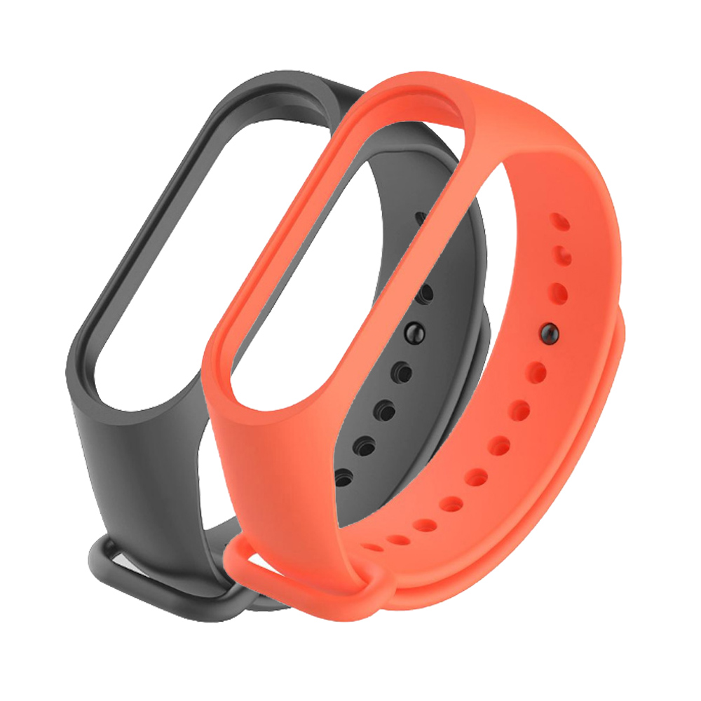 Спортивные Резиновые Силиконовые смарт часы ремешок Браслет для Mi Band 5 3 4