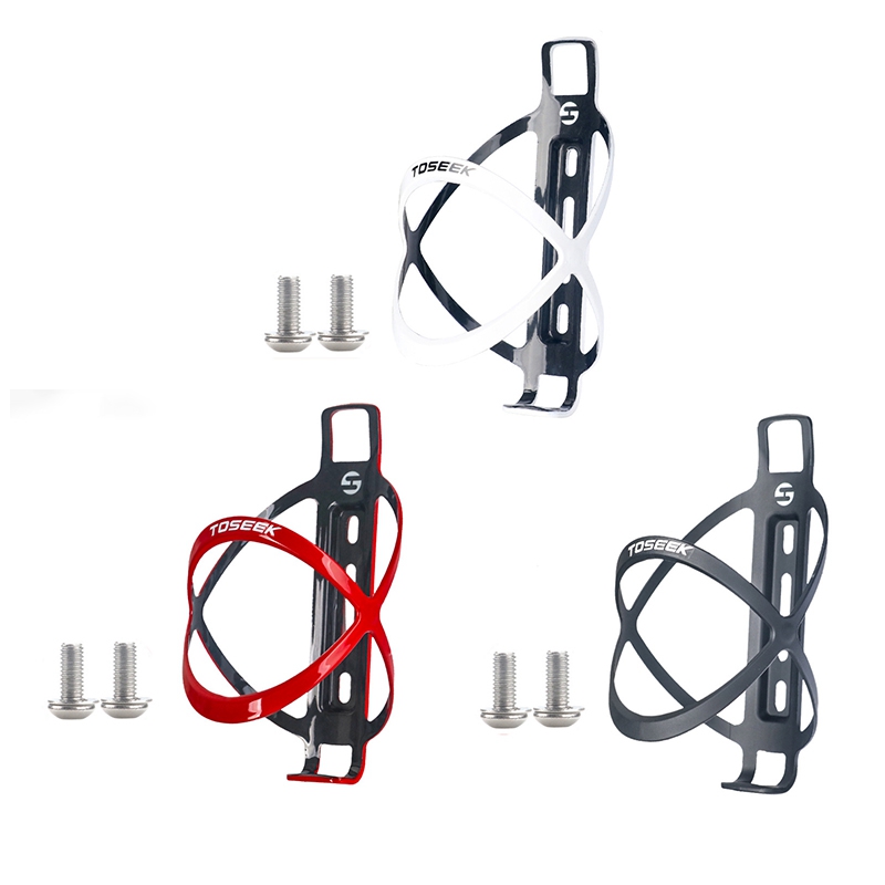 TOSEEK Lightweight Bicycle Bottle Holder Carbon Matte Bike Water Bottle Cage for MTB Road Bike Folding Bike