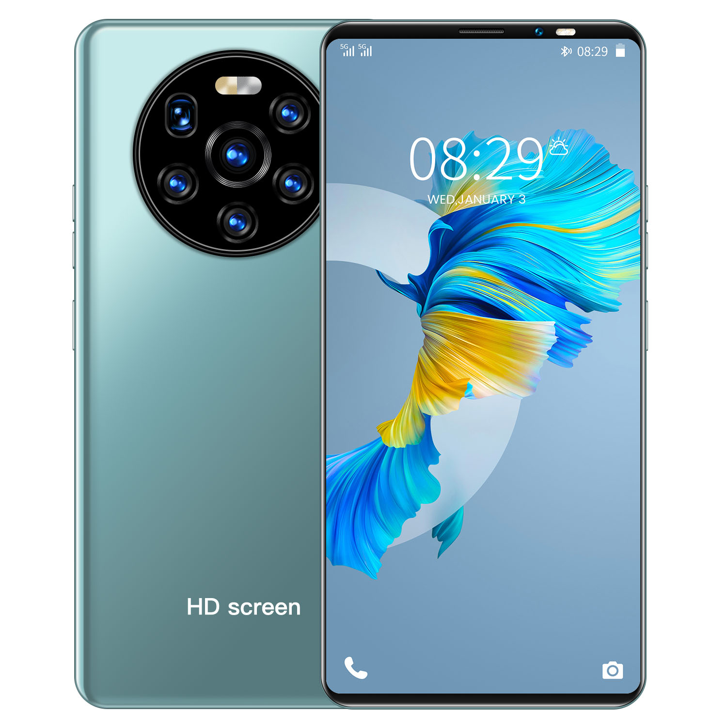 Смартфон Mate40 Pro, 5,8 дюйма, 12 + 512 ГБ, 13 + 24 МП, 10 ядер, 5g, 4800 мАч