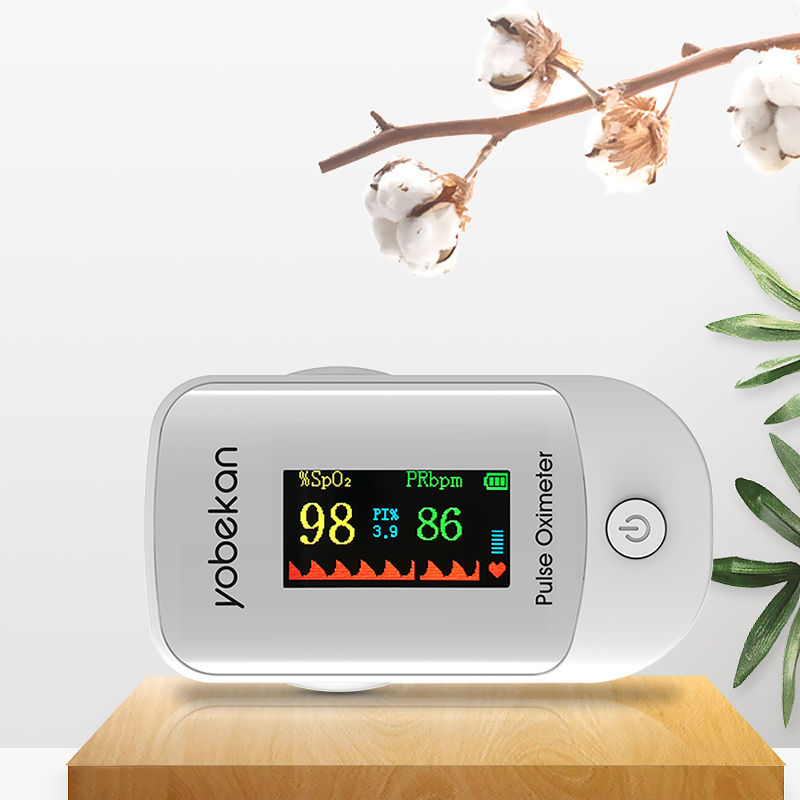 Yobekan Digital TFT Led Color Display Oximetro Oxymeter Finger Tip Oximeters Spo2 Oximetre Smart Fingertip Pulses Oximeter