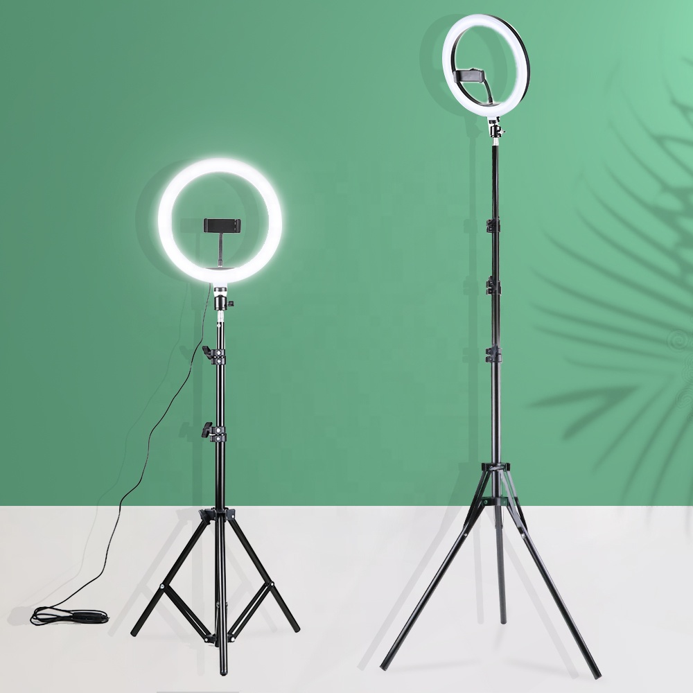 2,1 м штатив Aro De Luz Dimmable 10 дюймов светодиодный кольцевой светильник для селфи, USB фотография лампа кольцевой светильник для Tiktok Youtube макияж