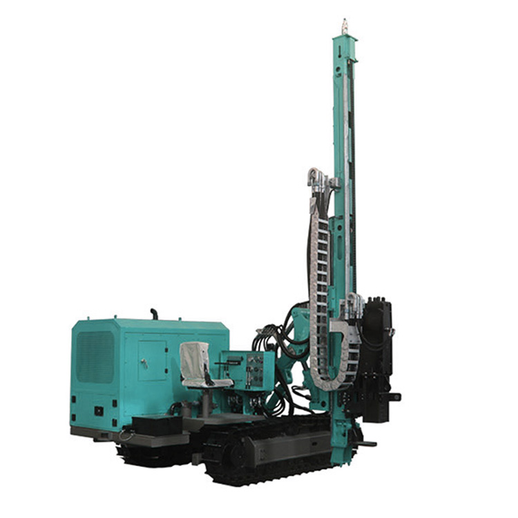 Diesel Used Crawler Mounted Hydraulic Piling Rig For Photovoltaic Solar
