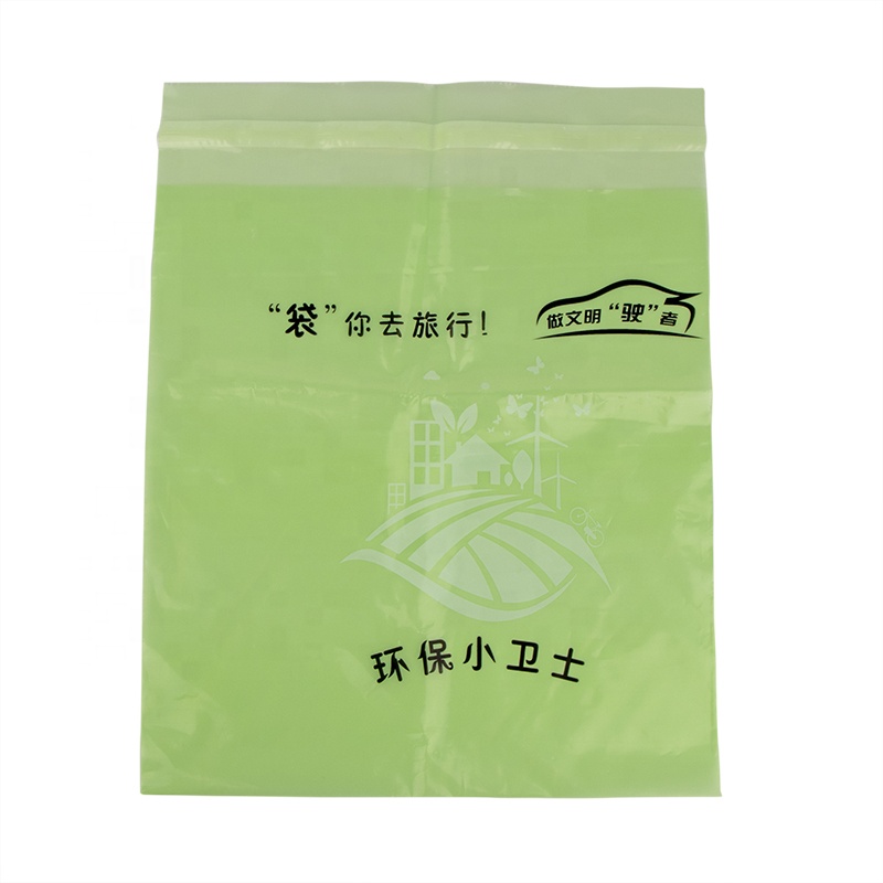 Compostable Customized Car Trash Garbage Self-Adhesive Plastic Bag