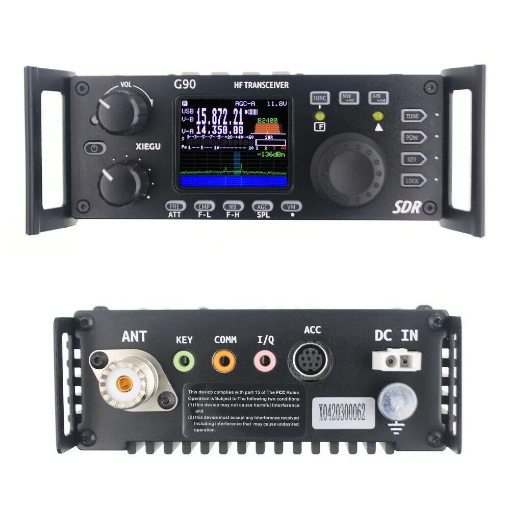 Xiegu G90 20W BT QRQ SDR Радиоприемник HF Ham Radio Xiegu любительский радиоприемник коротковолновый приемопередатчик