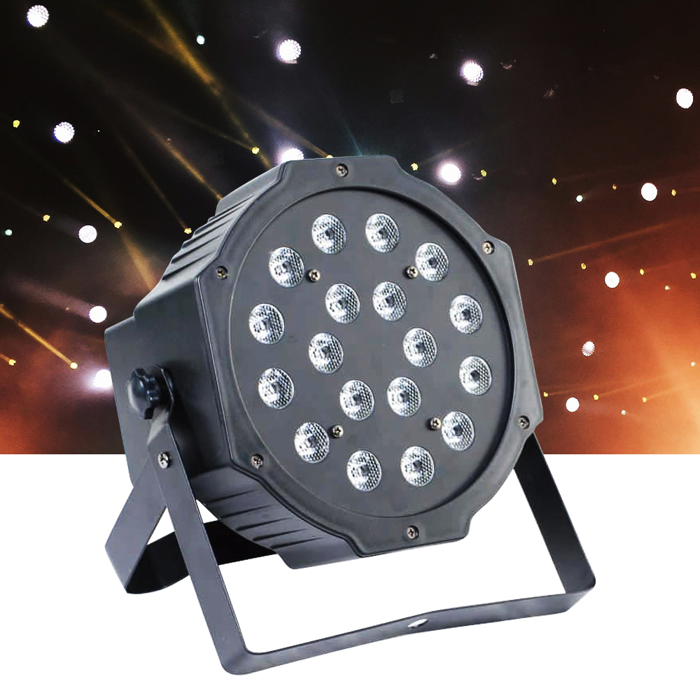 Professional 18*9W 3 In 1 LED Flat Par Light Indoor Stage Lighting Equipment for Stage Event Show
