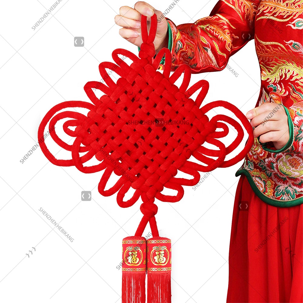 2020 китайский Новый год украшения фу кисточкой китайские узлы шнур Blessin украшения китайский узел кулон для весеннего фестиваля