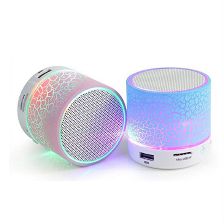 Лидер продаж на Amazon, миниатюрный беспроводной Bluetooth-динамик с трещинами, портативный уличный Bluetooth-динамик A9 со светодиодной подсветкой