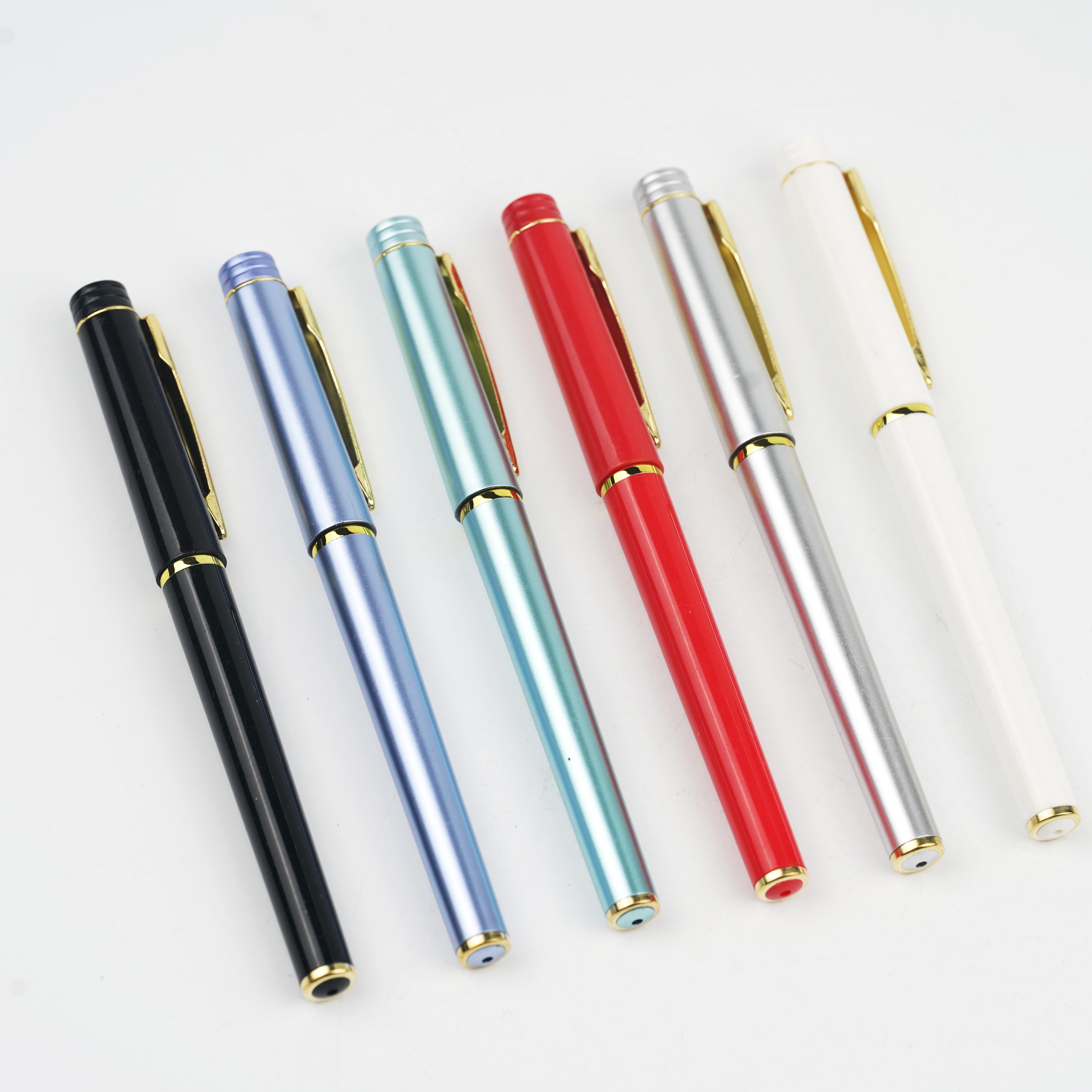 Promotional ABS Imitation Metal Gel Pens Logo Printing Custom Pen for Advertisement