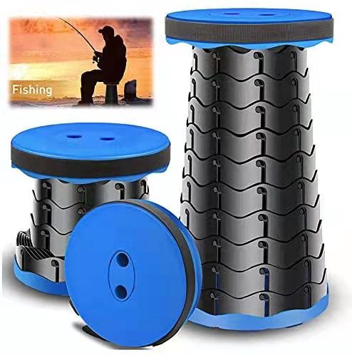 Drop shipping Wholesale Outdoor Foldable Telescopic Camping Gardening Folding Stool Fishing Folding Stools