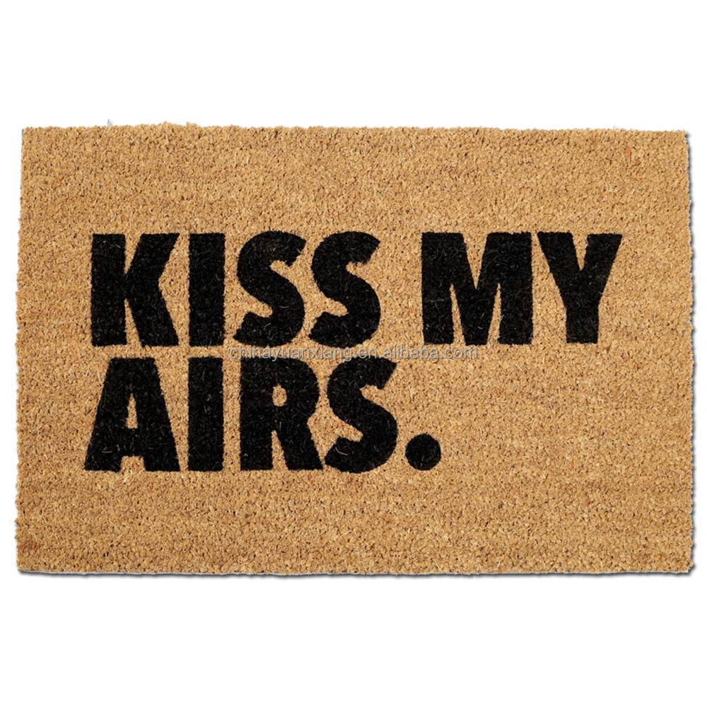 Snkr Ограниченная серия пользовательских кроссовок Kiss My Air Nike дверные коврики