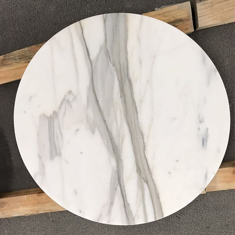 GOLDTOP Marmol Table Basse Marbre Blanc Tavolo Marmo White Statuario Marble Countertops Table Top Coffee Table