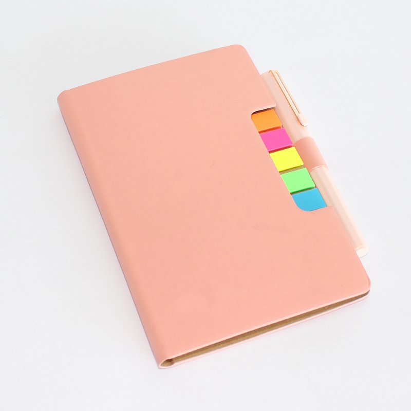 New arrived custom memo pad sticky notes with pen for stationery  business  office use  study and etc