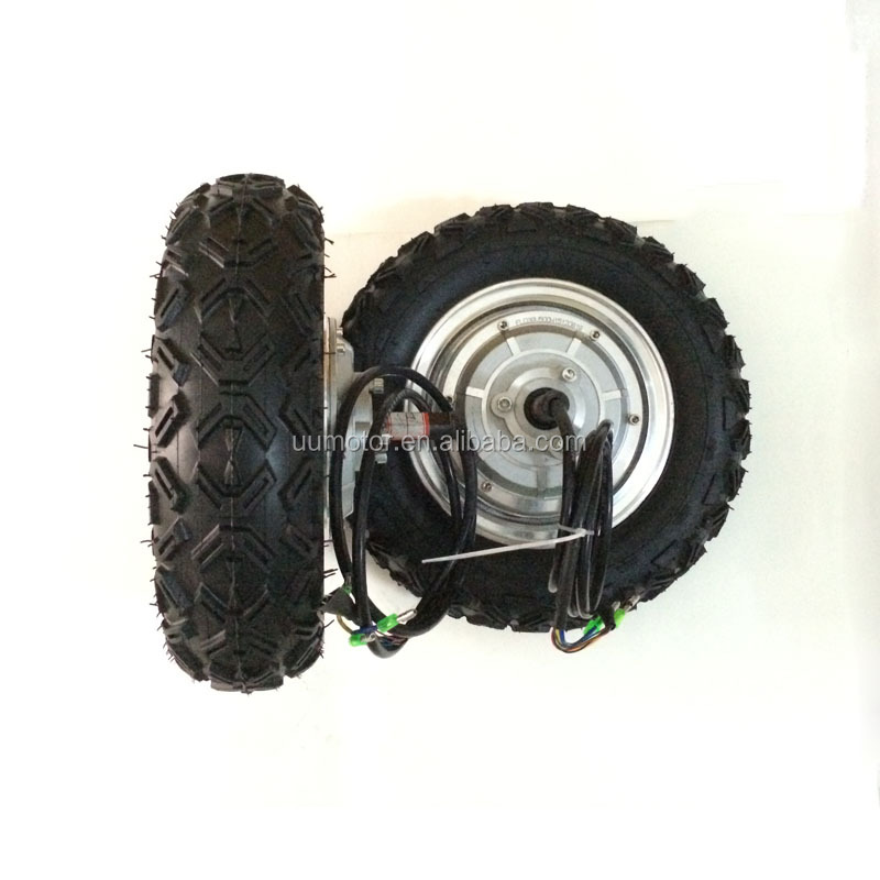 10 дюймов 24v-48v 350w-800w с бесщеточным двигателем постоянного тока без зубчатой передачи подойдет как для повседневной носки, так вал электрический скутер Алюминиевая Передняя Ступица колеса мотор