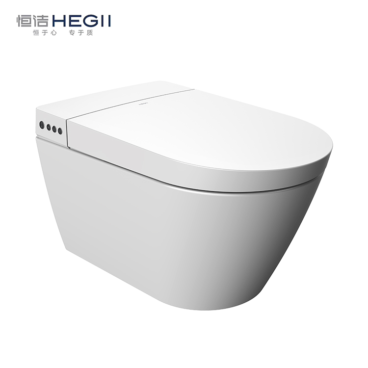 Hegii high end современная оправы скрытый резервуар p Ловушка белый сантехника для ванной автоматические интеллигентая (ый) настенных умный туалет