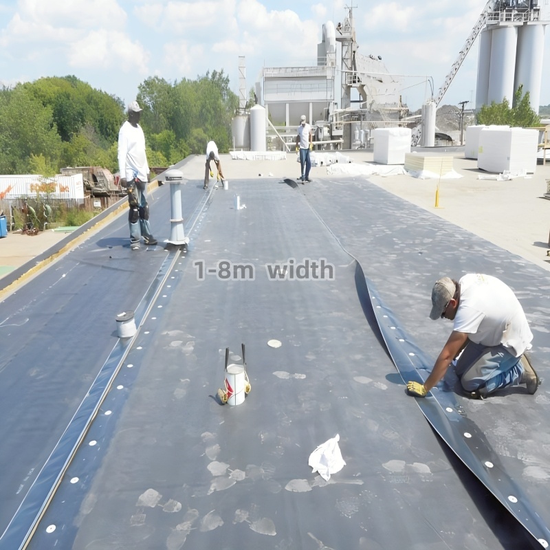 Homogeneous Reinforced EPDM Waterproof Membrane Roofing Membrane Pond Liner