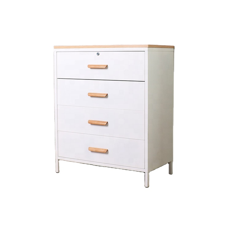 Hot-Sale Home Furniture Bedroom White Metal Drawer Cabinet Drawer living room display cabinets