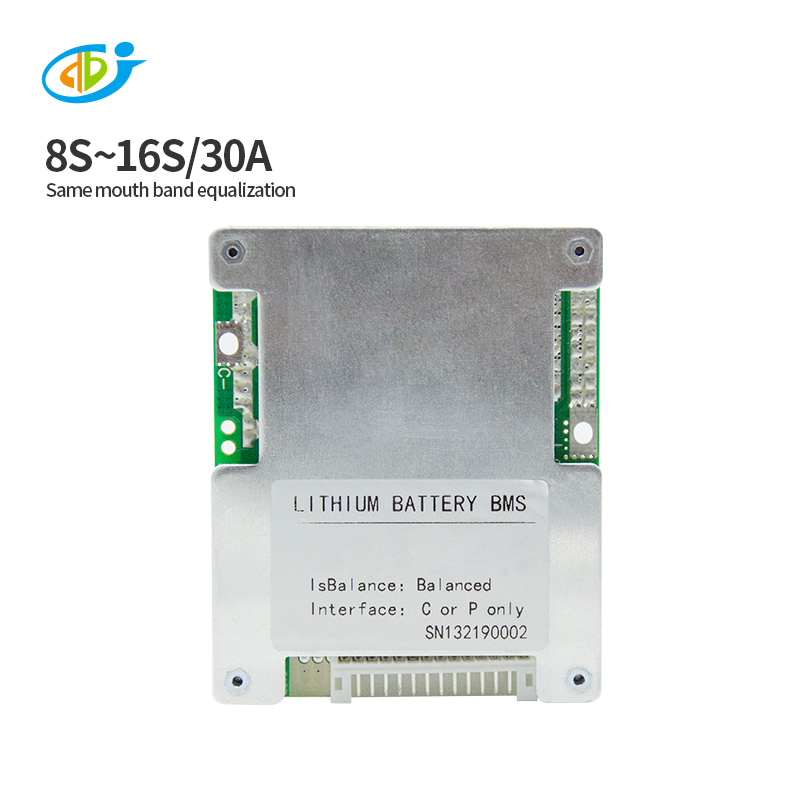 Печатная плата jiabaida 7S/8S/10S/12S/13S/14S/16S 30A bms для аккумуляторного блока, литиевая, lifepo4 bms, для электровелосипеда