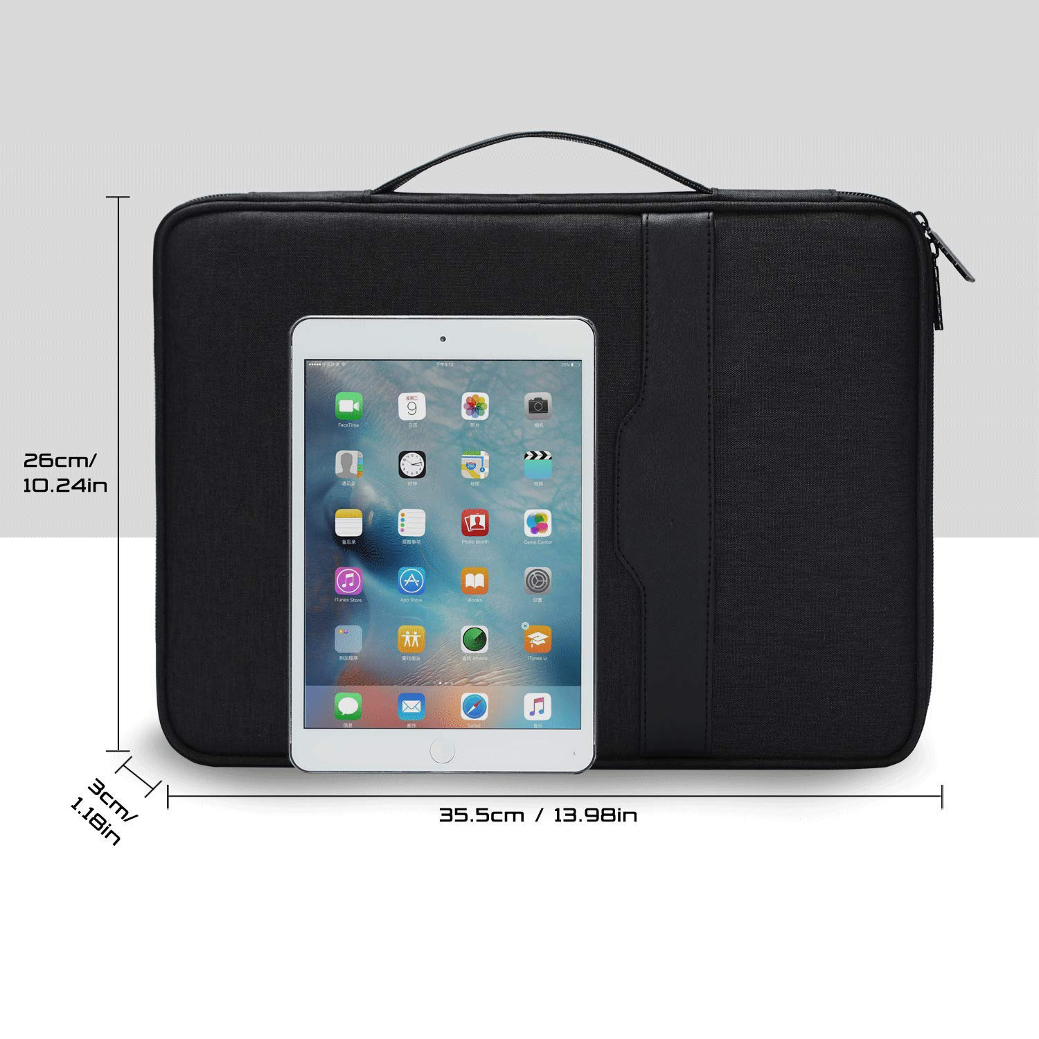 Supply Waterproof Canvas Protective Briefcase Bag Laptop Sleeve Carrying Case Bags Compatible