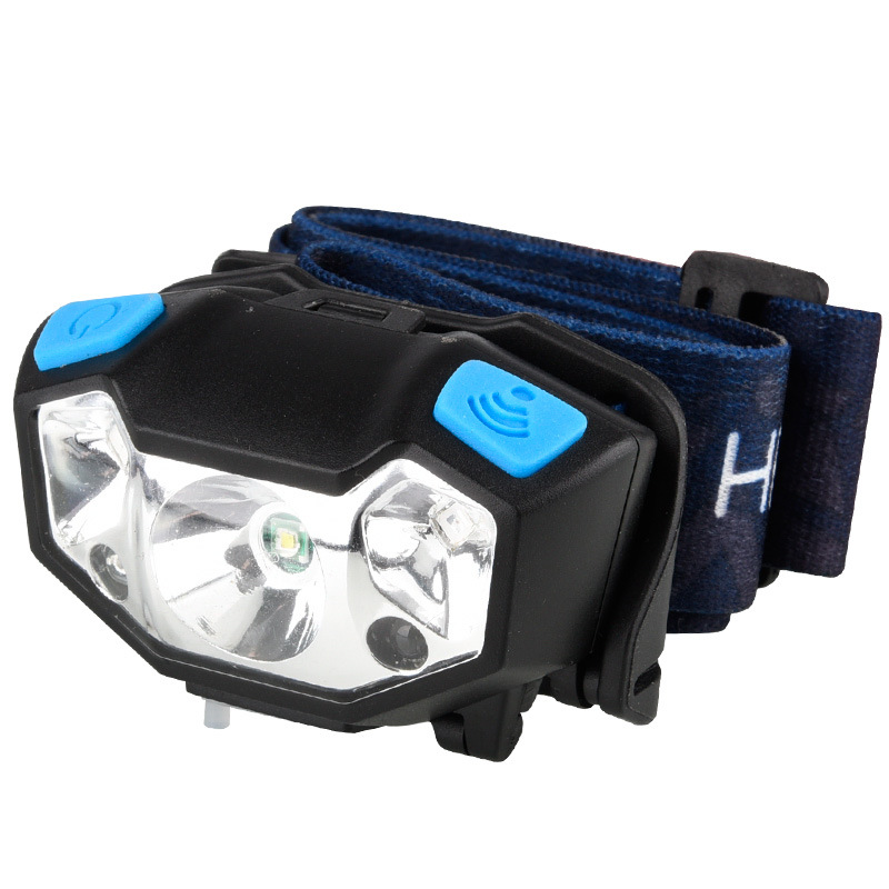 COB LED Headlamps High Power LED Headlight Camping Head Head Lantern Rechargeable Frontal HeadLamp