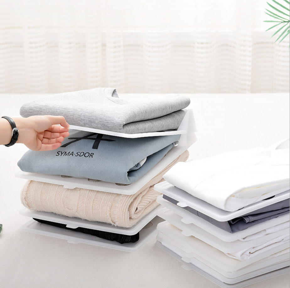 Wholesale Household PP Fast Laundry Organizer Plastic Easy Shirt Clothes Fold Folding Board